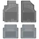 Custom Fit 4 Piece Floor Mat Set, Grey