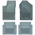 Custom Fit 4 Piece Floor Mat Set, Grey