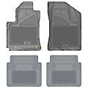 Custom Fit Car Floor Mats fits BMW 320 2016 Gray Front & 2nd Seat Car Mats Gray