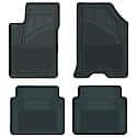 Custom Fit Car Floor Mats fits BMW 525 2010 Gray Front & 2nd Seat Car Mats Gray