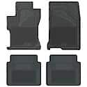 Custom Fit Car Floor Mats fits Audi S4 2013 Tan Front & 2nd Seat Car Mats Gray