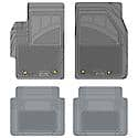 Custom Fit 4 Piece Floor Mat Set, Grey