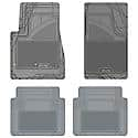 Custom Fit Car Floor Mats fits BMW 530 2013 Black Front & 2nd Seat Car Mats Gray