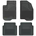 Custom Fit Car Floor Mats fits BMW 530 2010 Tan Front & 2nd Seat Car Mats Gray