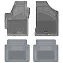 Custom Fit 4 Piece Floor Mat Set, Grey