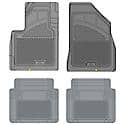 Custom Fit 4 Piece Floor Mat Set, Grey