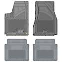 Custom Fit Car Floor Mats fits BMW 323 2010 Black Front & 2nd Seat Car Mats Gray