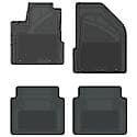 Custom Fit Car Floor Mats fits Audi S4 2015 Gray Front & 2nd Seat Car Mats Gray