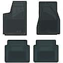 Custom Fit Car Floor Mats fits BMW 335 2012 Tan Front & 2nd Seat Car Mats Gray