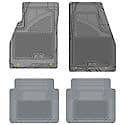 Custom Fit 4 Piece Floor Mat Set, Grey