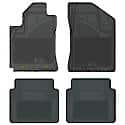 Custom Fit Car Floor Mats fits BMW 328 2012 Black Front & 2nd Seat Car Mats Gray