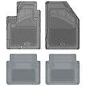 Custom Fit 4 Piece Floor Mat Set, Grey