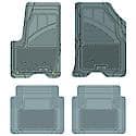 Custom Fit 4 Piece Floor Mat Set, Grey