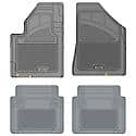 Custom Fit 4 Piece Floor Mat Set, Grey