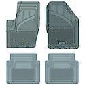 Custom Fit 4 Piece Floor Mat Set, Grey