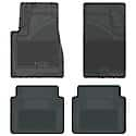 Custom Fit Car Floor Mats fits BMW 328 2016 Black Front & 2nd Seat Car Mats Gray