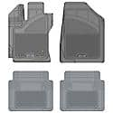 Custom Fit Car Floor Mats fits Audi S5 2015 Tan Front & 2nd Seat Car Mats Gray