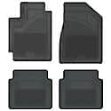 Custom Fit 4 Piece Floor Mat Set, Grey