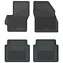 Custom Fit 4 Piece Floor Mat Set, Grey