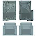 Custom Fit 4 Piece Floor Mat Set, Grey