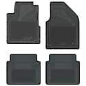 Custom Fit Car Floor Mats fits Audi S6 2011 Black Front & 2nd Seat Car Mats Gray