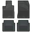 Custom Fit Car Floor Mats fits Bentley CONTINENTAL 2016 Black Front & 2nd Seat Car Mats Gray