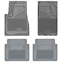 Custom Fit Car Floor Mats fits BMW 320 2014 Black Front & 2nd Seat Car Mats Gray