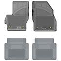 Custom Fit Car Floor Mats fits BMW 550 2013 Black Front & 2nd Seat Car Mats Gray