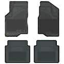 Custom Fit 4 Piece Floor Mat Set, Grey