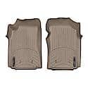 Floor Liner: Molded Fit, With Channels & Reservoir To Direct & Hold Fluids, Tan