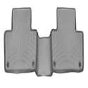 Molded Fit, Raised Channels With A Lower Reservoir, Gray, 1 Piece Over The Hump