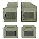 Custom Fit 4 Piece Floor Mat Set, Grey