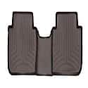 Floor Liner: Molded Fit, With Channels & Reservoir To Direct & Hold Fluids, Cocoa