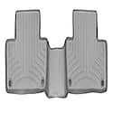 Floor Liner: Molded Fit, With Channels & Reservoir To Direct & Hold Fluids, Gray