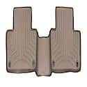 Floor Liner: Molded Fit, With Channels & Reservoir To Direct & Hold Fluids, Tan