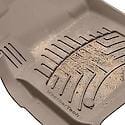 Floor Liner: Molded Fit, With Channels & Reservoir To Direct & Hold Fluids, Tan