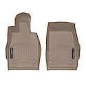 Floor Liner: Molded Fit, With Channels & Reservoir To Direct & Hold Fluids, Tan