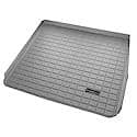 Floor Mats: Gray, Advanced Rubber-Like, Deep Channels, All Weather, 1 Pk