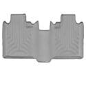 Floor Mats: Gray, Advanced Rubber-Like, Deep Channels, All Weather, 1 Pk