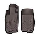 Floor Mats: Cocoa, Advanced Rubber-Like, Deep Channels, All Weather, 2 Pk