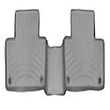 Floor Liner: Molded Fit, With Channels & Reservoir To Direct & Hold Fluids, Gray