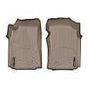 Floor Liner: Molded Fit, With Channels & Reservoir To Direct & Hold Fluids, Tan