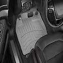 Floor Liner: Molded Fit With Underside Nibs, Gray, TPE Injection Molded Material, 2 Piece