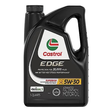Edge 5W-30 Full Synthetic Motor Oil, Superior Wear Protection, 5 Quart