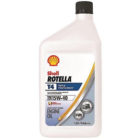 Rotella« T4 Triple Protection« 15W-40 Conventional Heavy Duty Diesel Engine Oil, 1 Quart