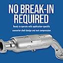 CalCat CARB Universal Catalytic Converter 2.25" Inlet (ID) 2.25" Outlet (ID)