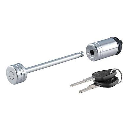 Coupler Lock (1/4in. Pin; 3-3/8in. Latch Span; Barbell; Chrome)