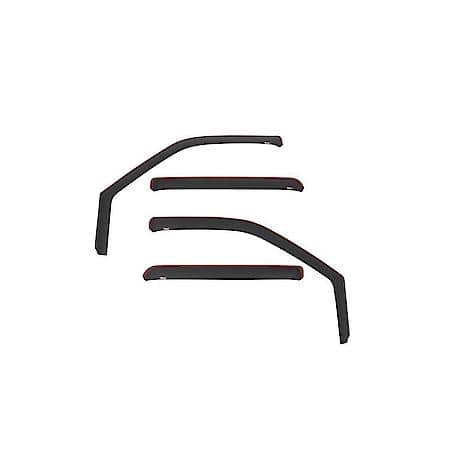 Matte In-Channel Wind Deflector, 4 Piece