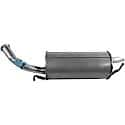 Quiet-Flow Muffler, Direct Replacement, No Fabrication Needed