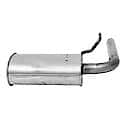 Quiet-Flow SS Direct Fit Exhaust Muffler Assembly 2" Inlet (OD) 2" Outlet (OD)